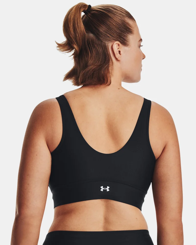 UNDER ARMOUR Black Women's Infinity Mid Pintuck Medium-Support Training Sports Bra for Women | Best Price UAE
